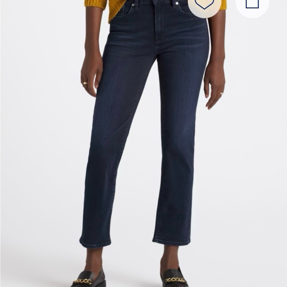 Mavi “Kendra” Dark Indigo Straight Leg Jeans, 28” inseam.